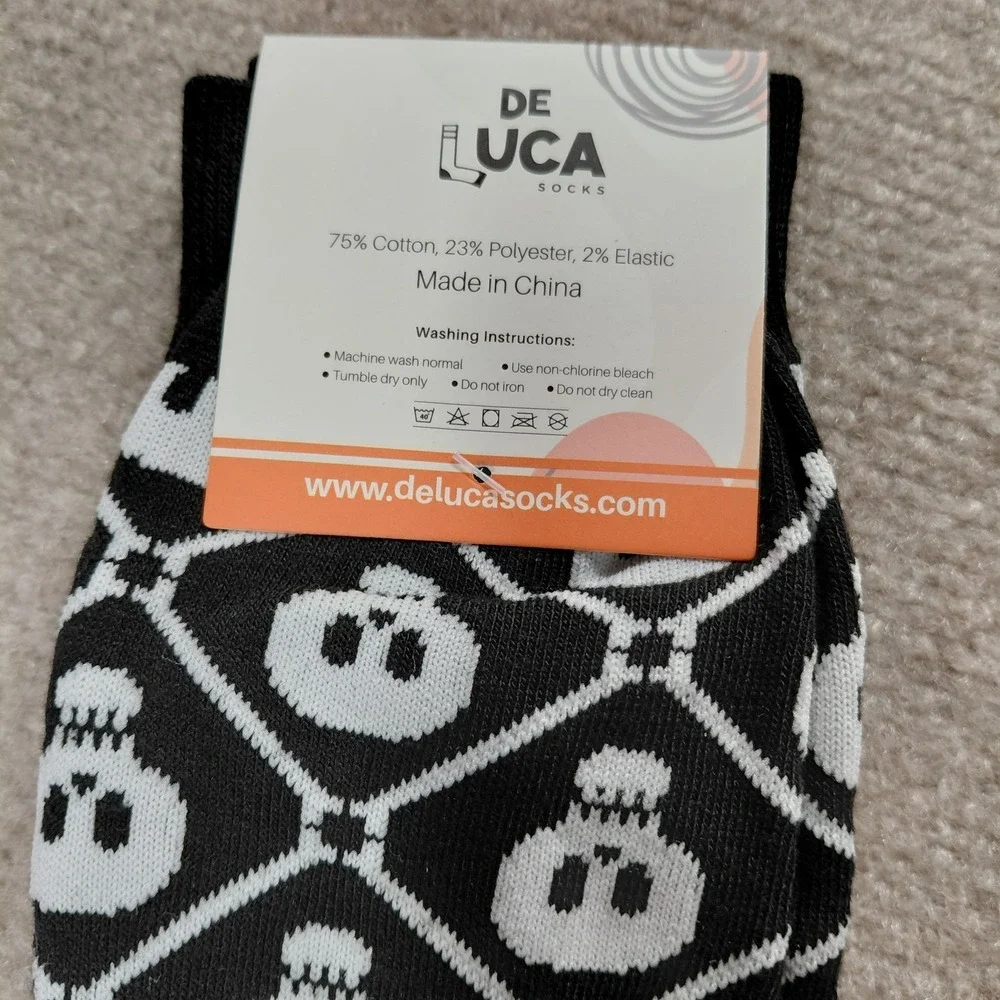 Nightmare Before Christmas Socks For Men De Luca Brand One Size Fits Most NEW‎